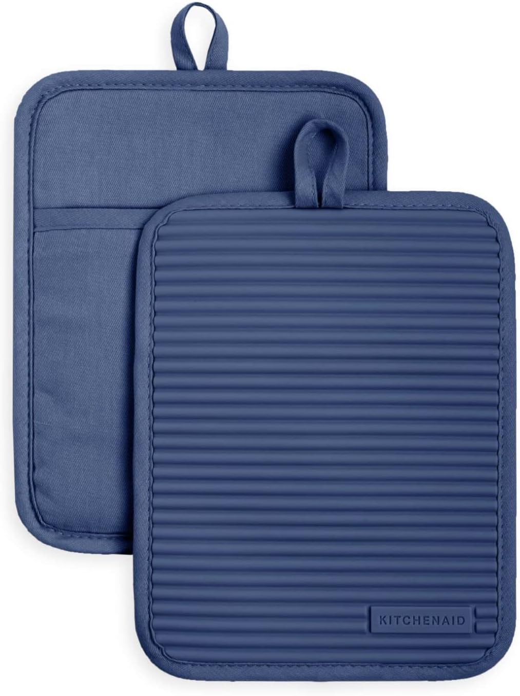 Ribbed Soft Silicone Pot Holder Set, Pot Holders, Oven Mitts, Silicone Pot Holders -2 Pcs Ribbed Soft Silicone Pot Holder Set, Pot Holders, Oven Mitts, Silicone Pot Holders -2 Pcs